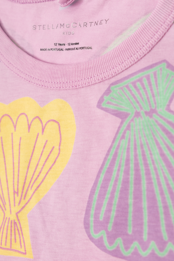 Stella McCartney Kids Stella McCartney Kids T-shirt with shell